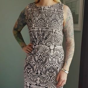 Dress Pink & Black Design size M